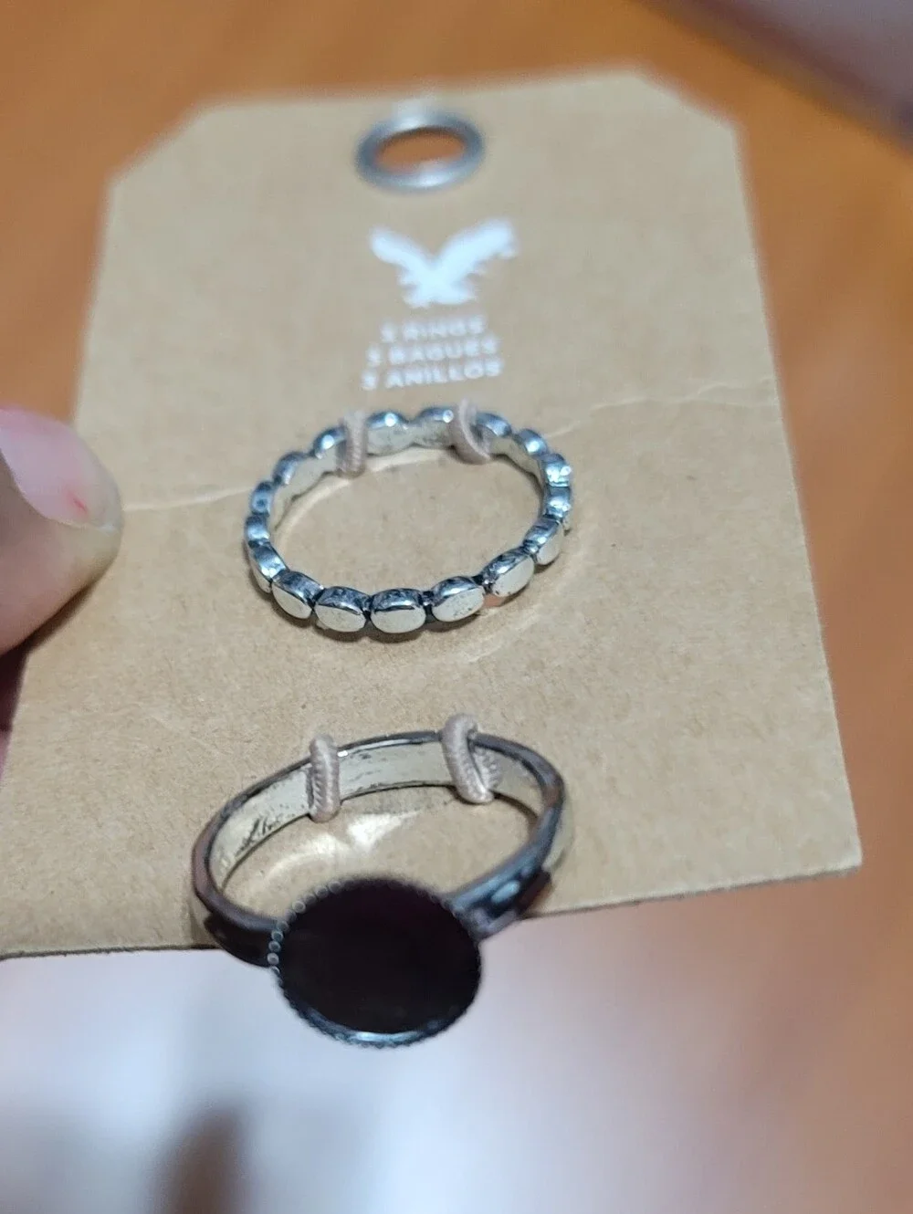 American Eagle Outfitters Silver Tone Rings Size 8